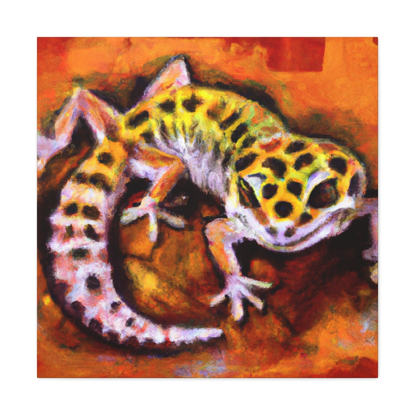 Leopard Gecko Reflection - Canvas