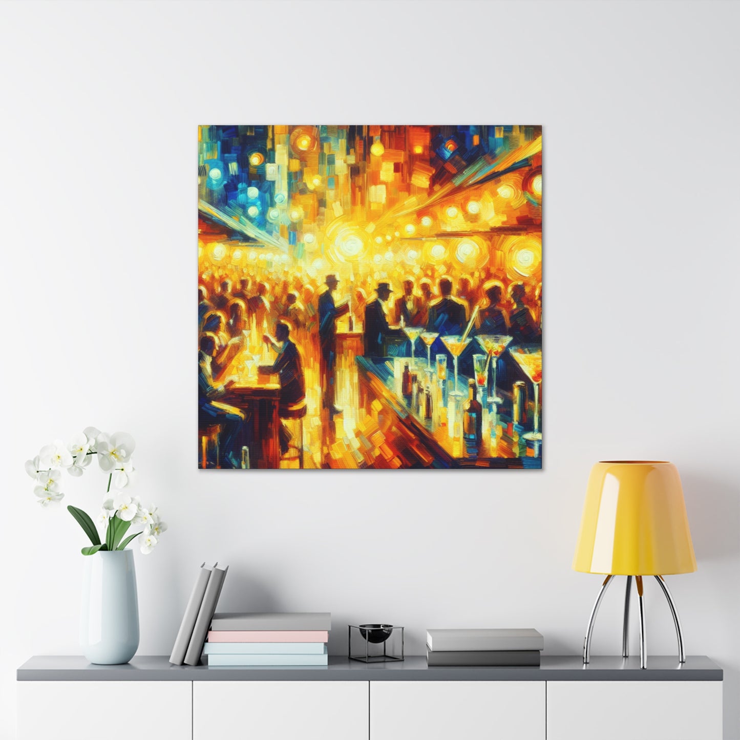 "Intoxicating Nighttime Revelry" - Canvas