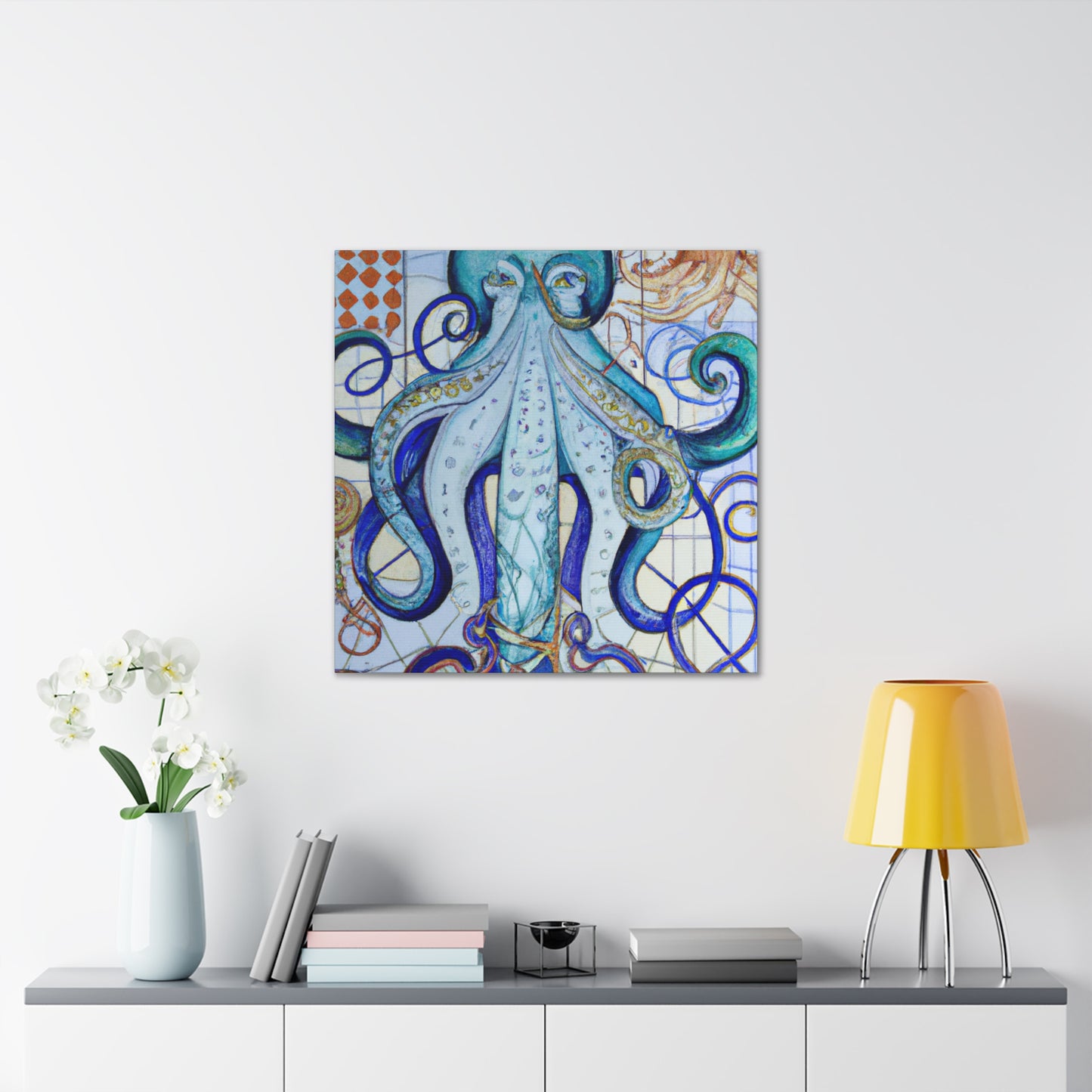 "Octopus in Splendor" - Canvas