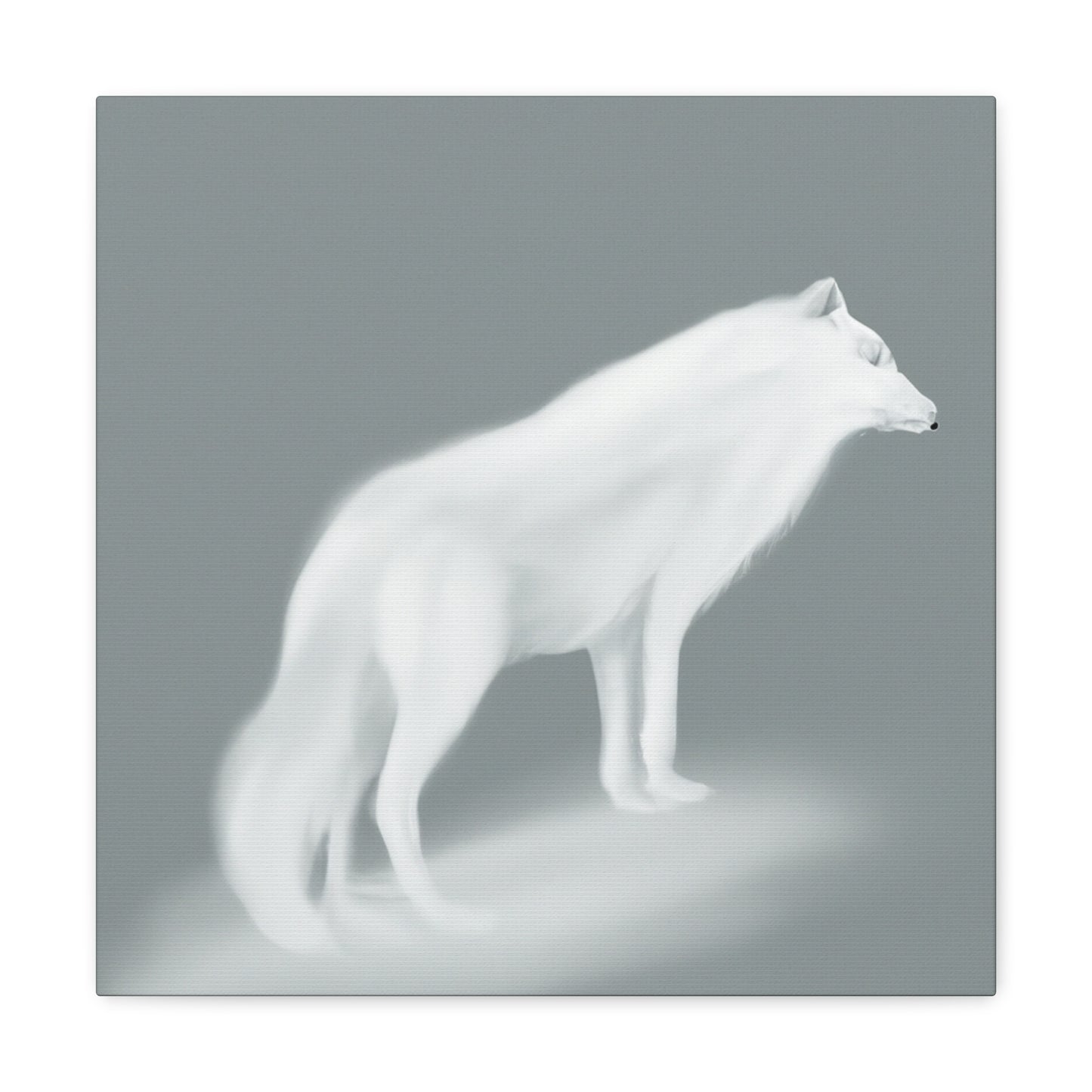 Arctic Wolf Splendor - Canvas