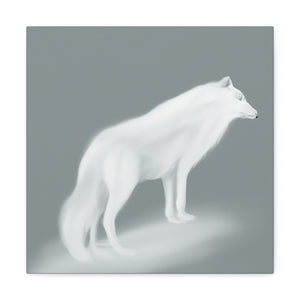 Arctic Wolf Splendor - Canvas