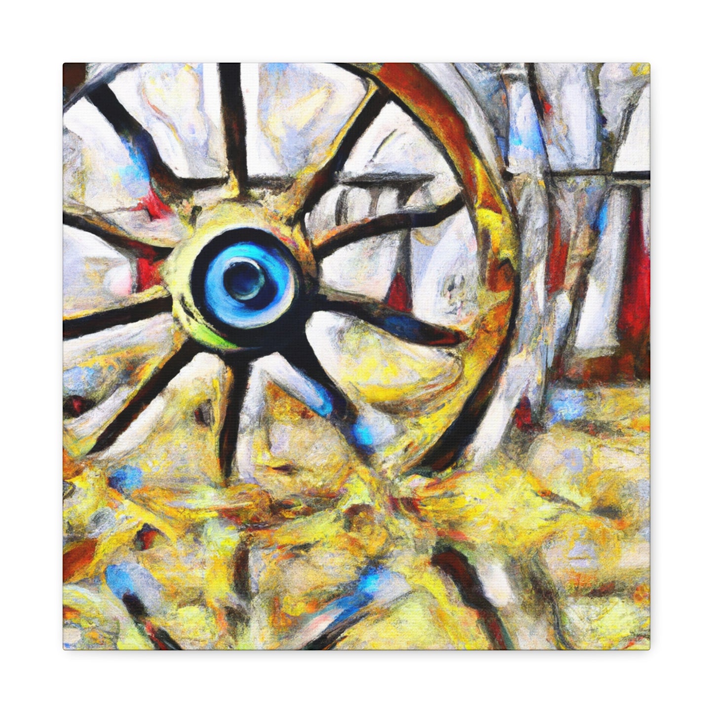 "Wheels of Progress Turning" - Canvas