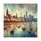 "Cityscape of Hope" - Canvas