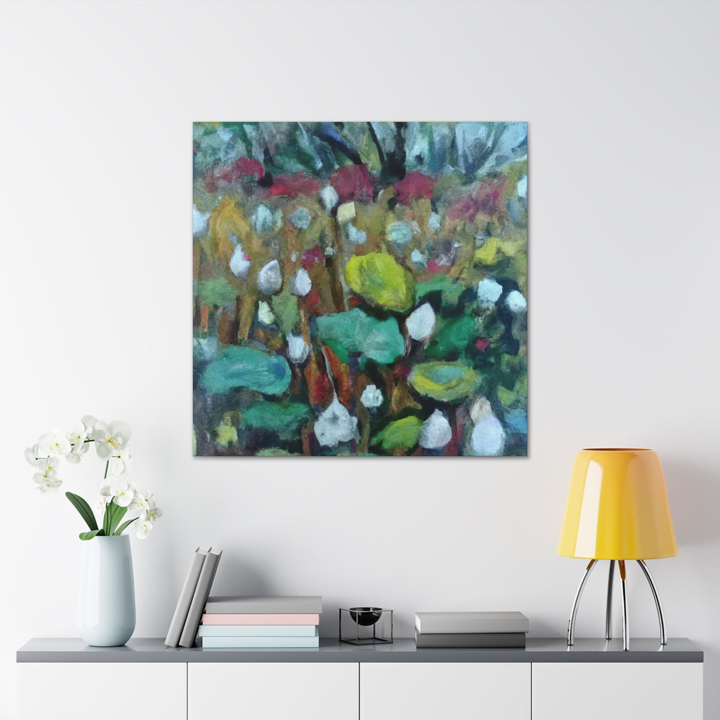 "Lotus in Abstraction" - Canvas