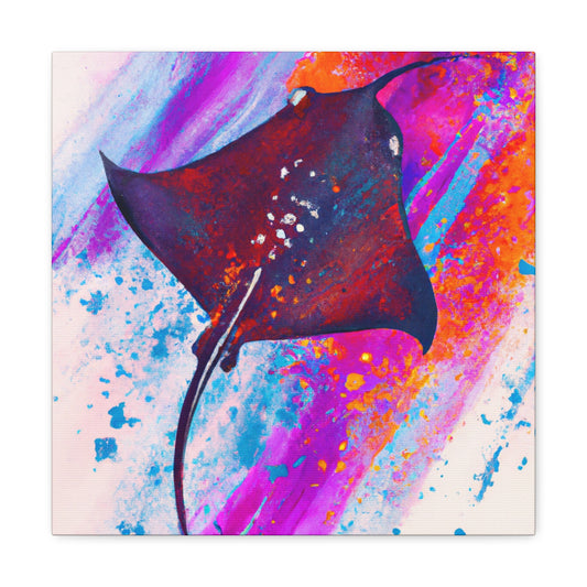 "Dancing with Stingrays" - Canvas