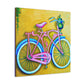 Riding on the Bicycle - Canvas