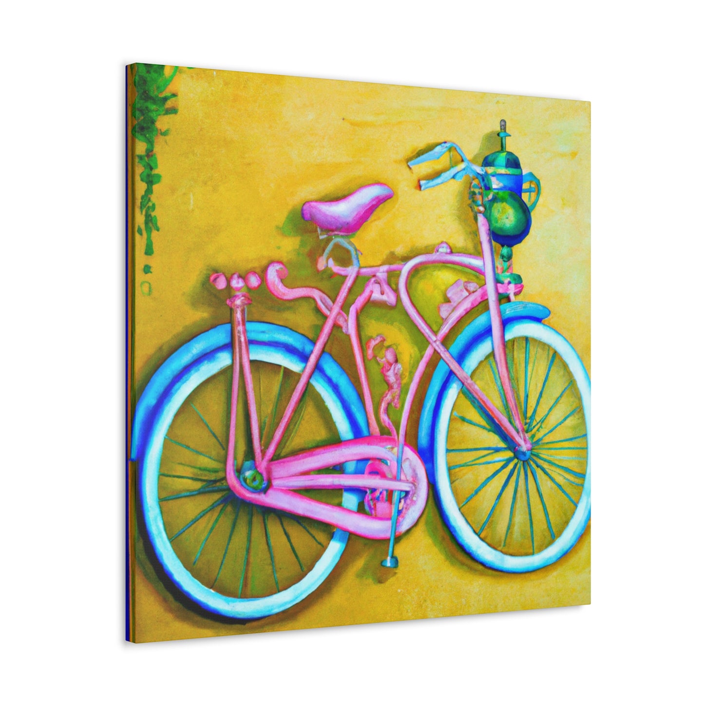 Riding on the Bicycle - Canvas