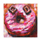 "Doughnut, Impressionist Style" - Canvas