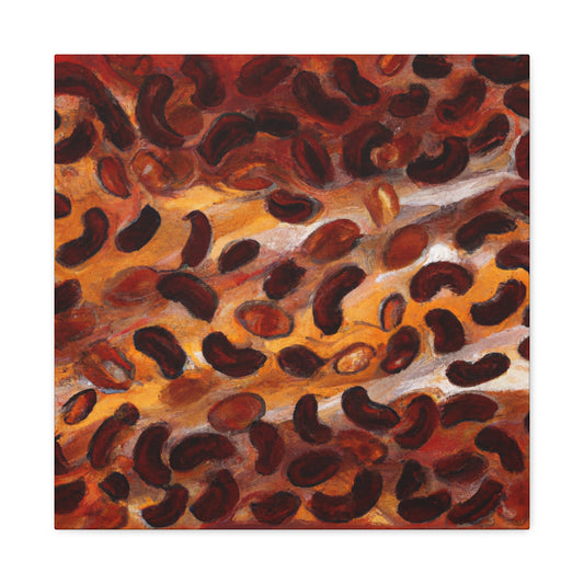 Coffee Beans Expressionism - Canvas