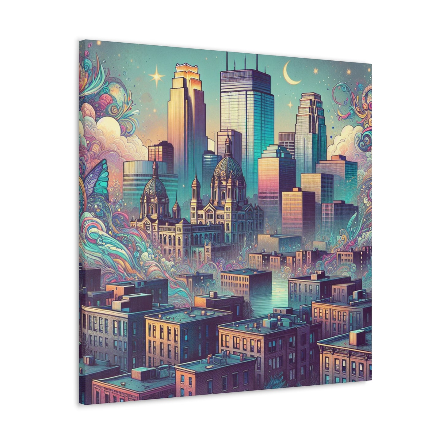 Urban Majestic Minneapolis Masterpiece - Canvas