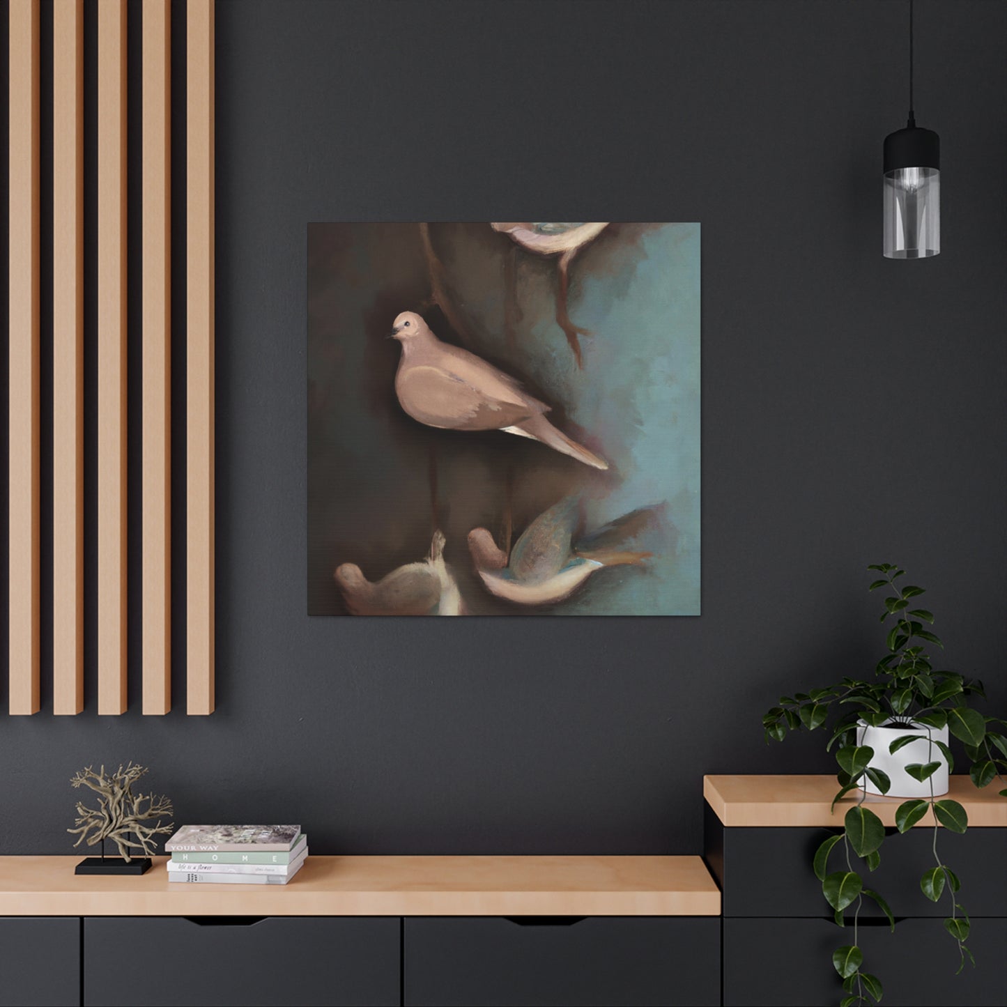 "Mourning Dove In Mourning" - Canvas