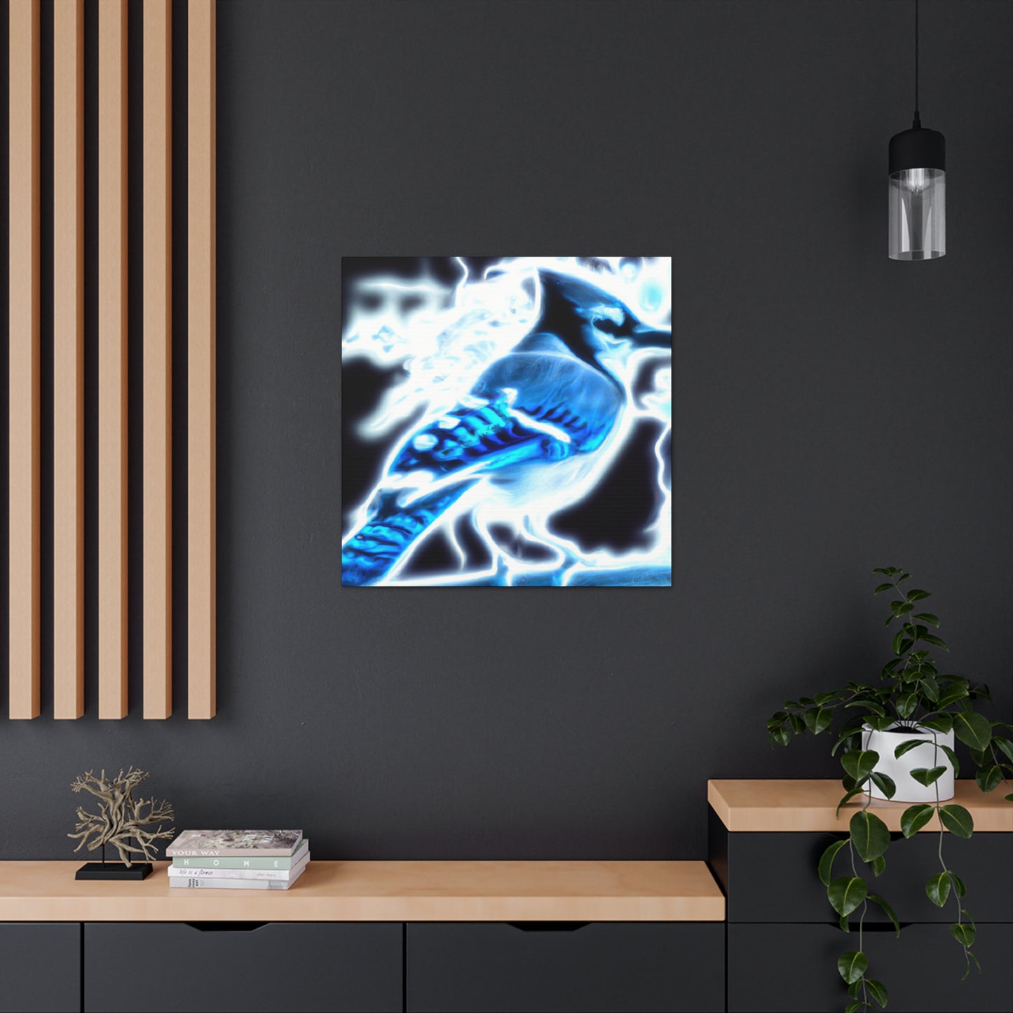 "Blue Jay's Surreal Dream" - Canvas