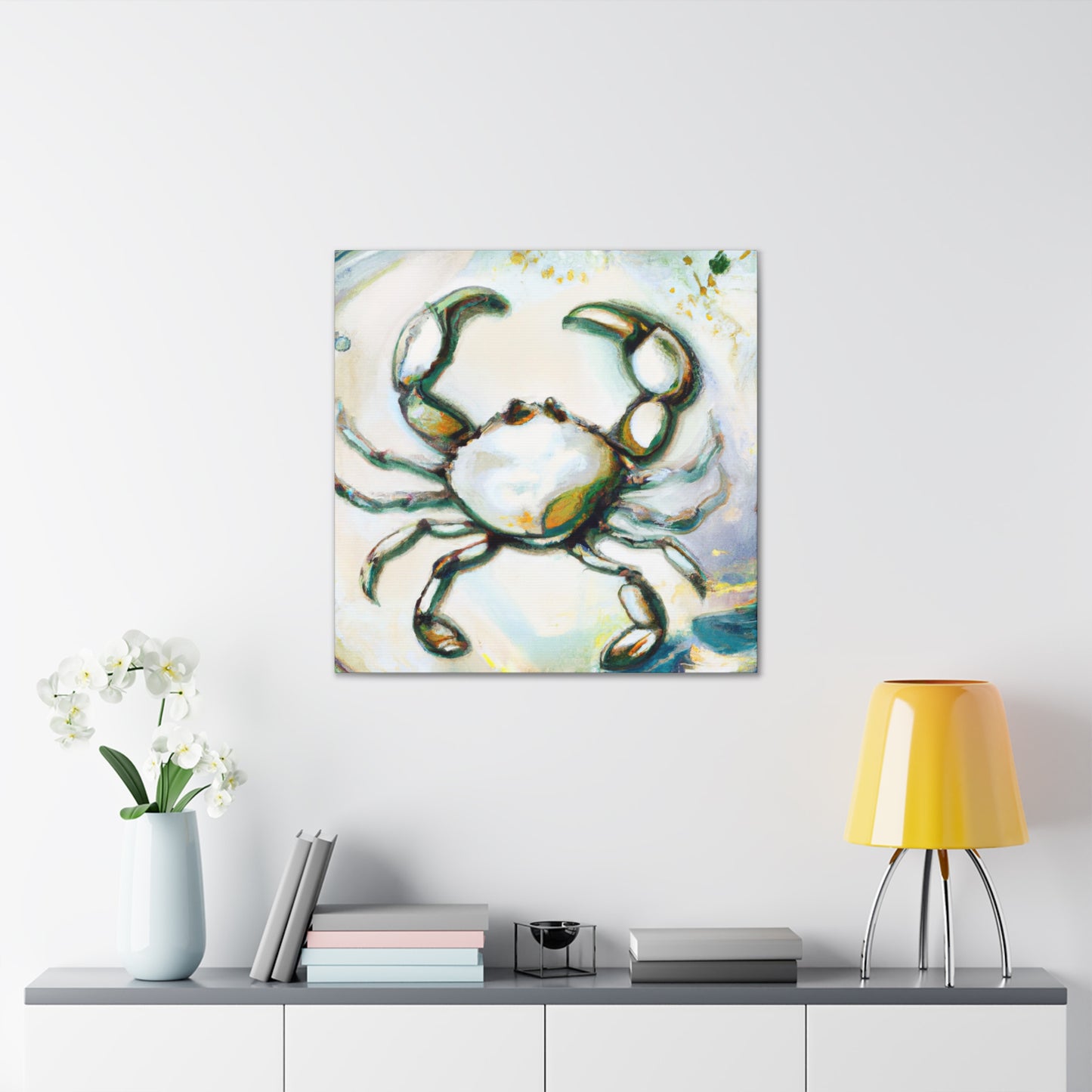 "Crab in the Moonlight" - Canvas