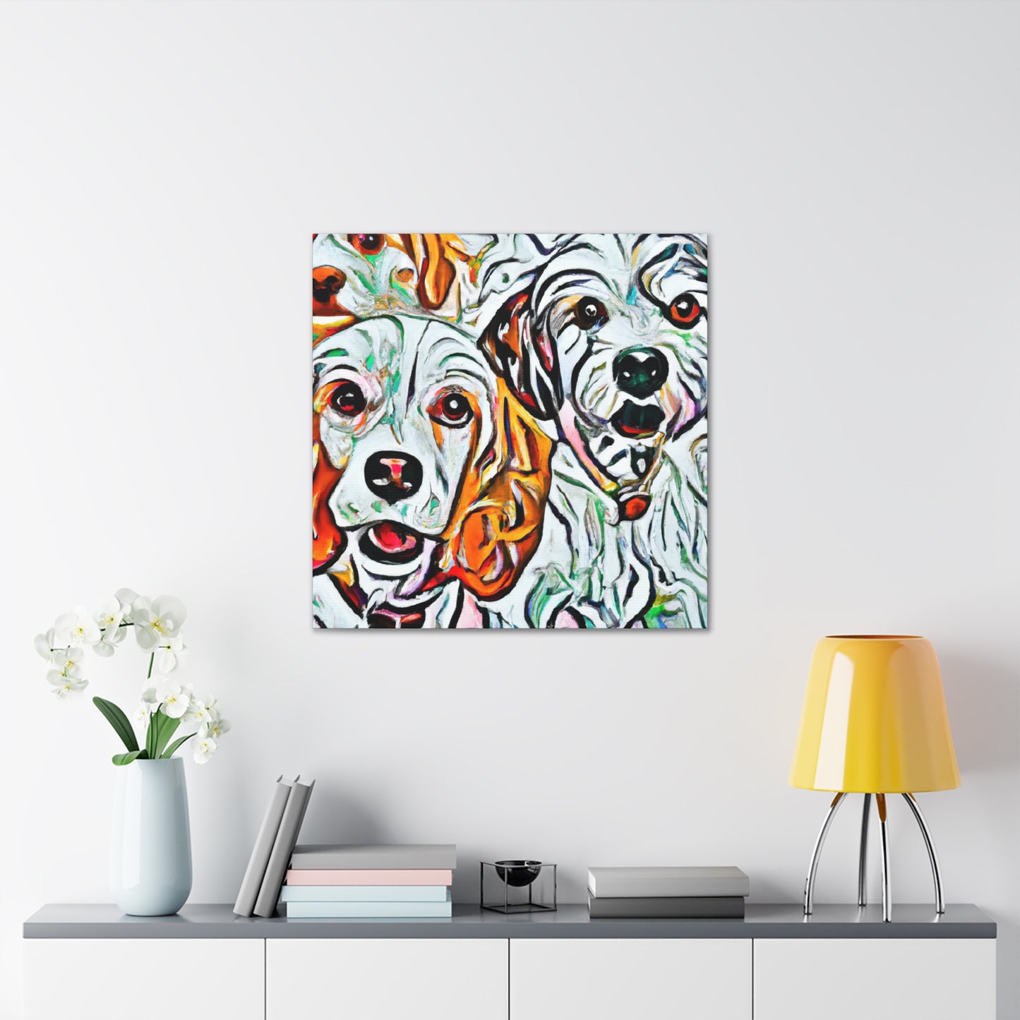 Spaniel in Abstractions - Canvas