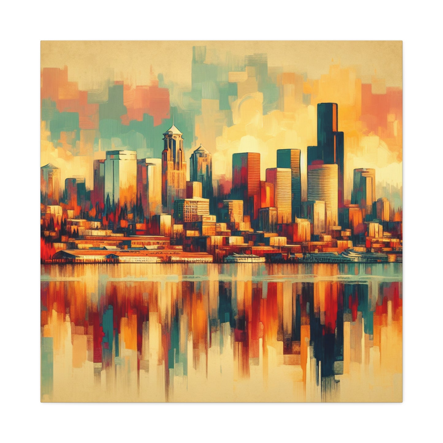 Emerald City Euphoria. - Canvas