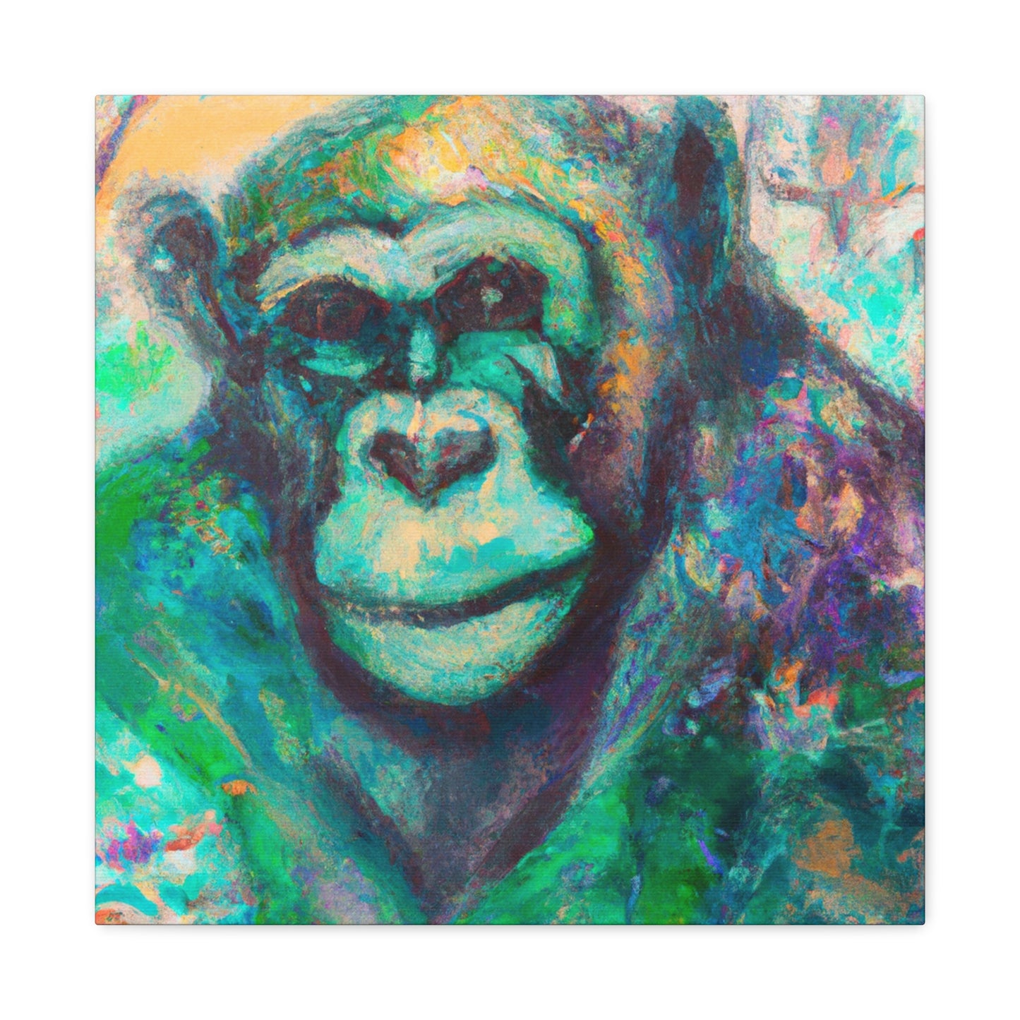 "Chimpanzee Dreamscape" - Canvas