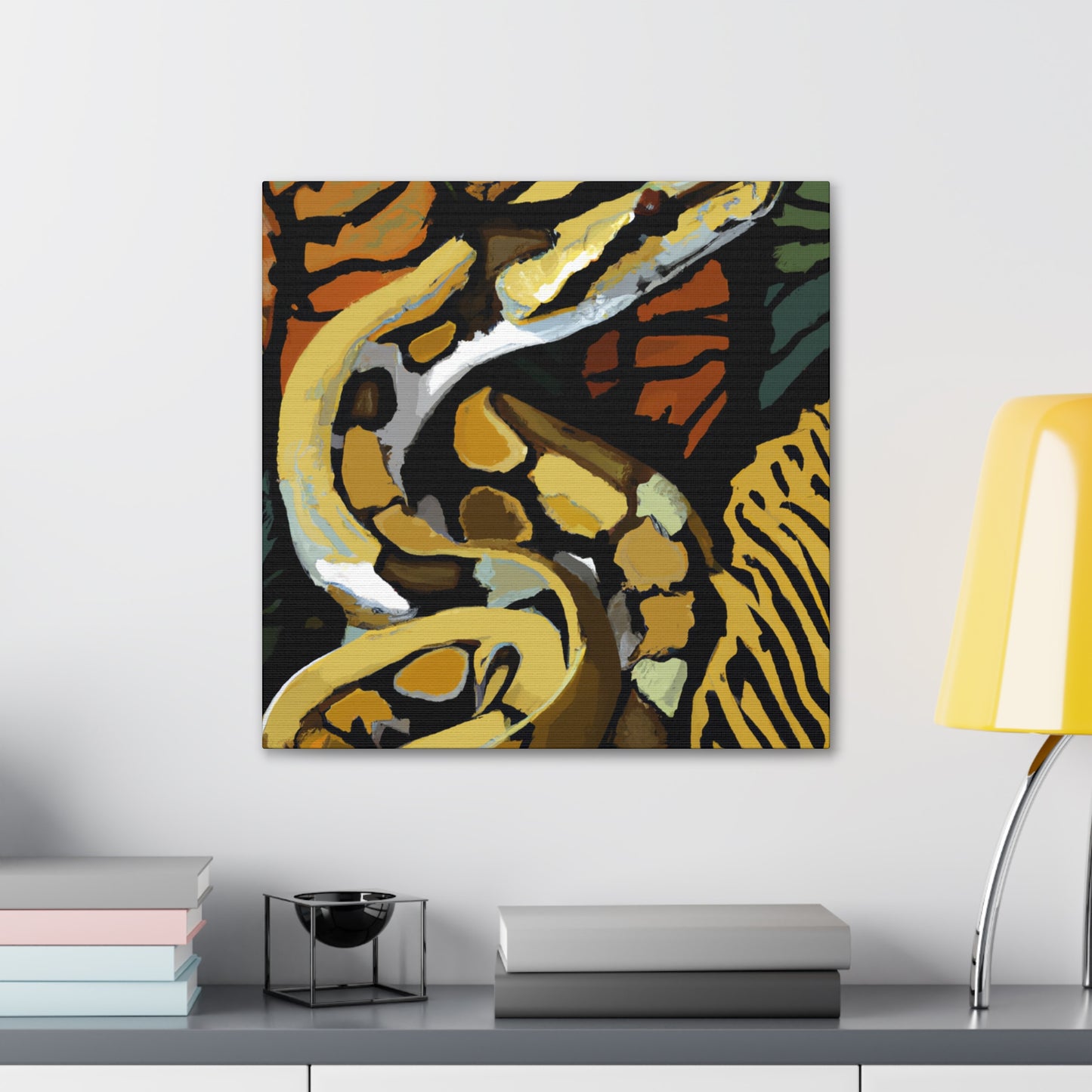 "Ball Python Conundrum" - Canvas