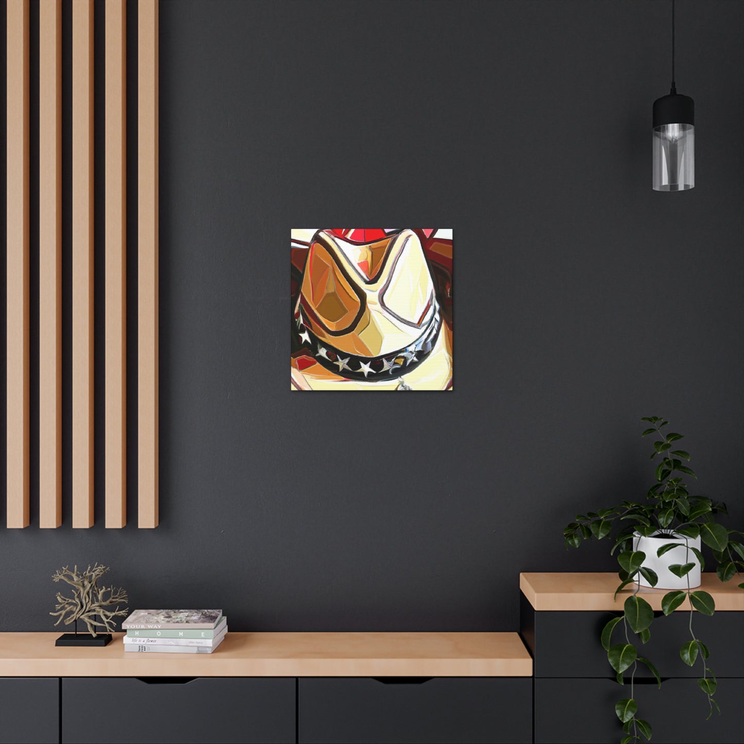 "Cowboy's 20s Stetson" - Canvas