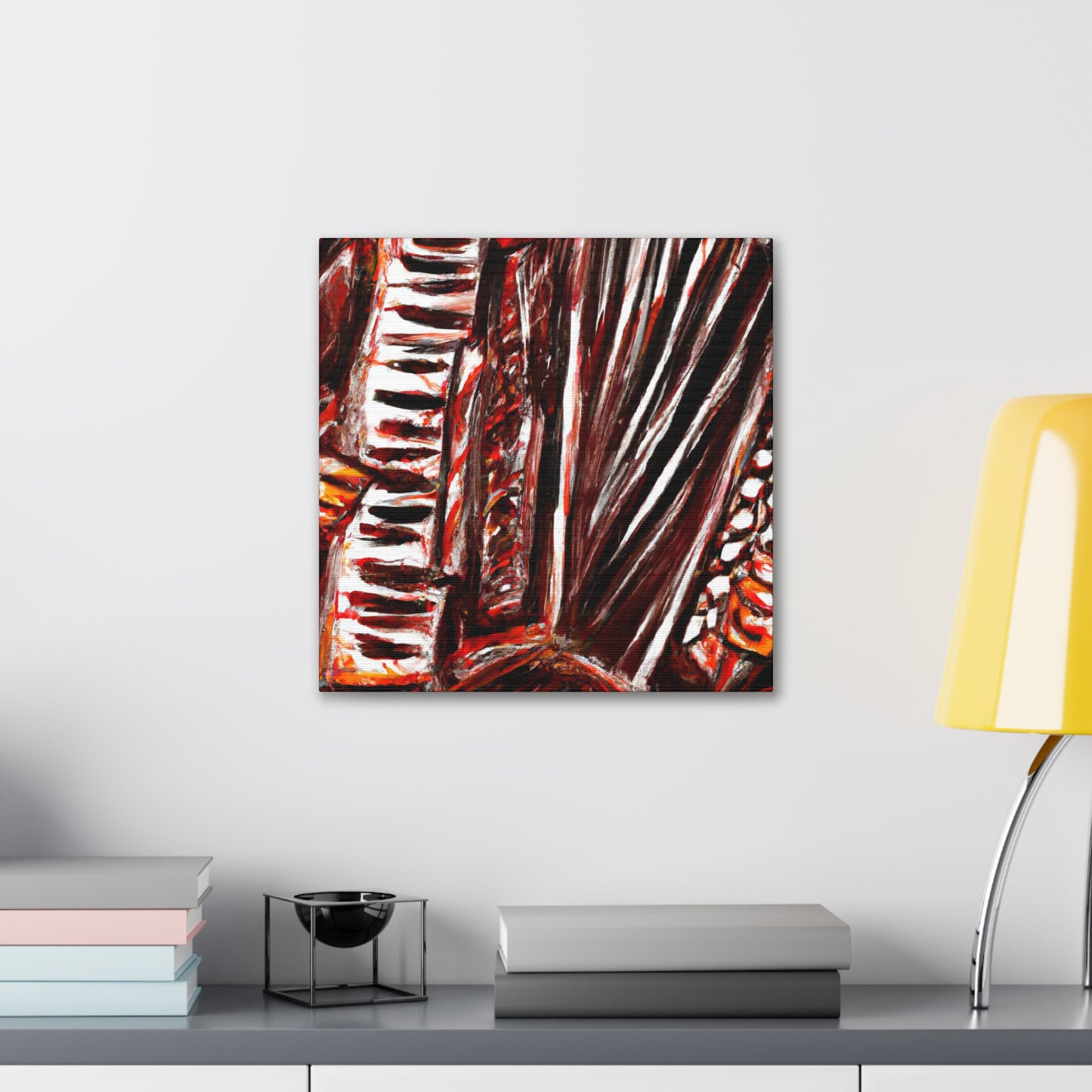 Accordion's Joyful Song - Canvas