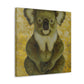 Koala on Eucalyptus Tree - Canvas