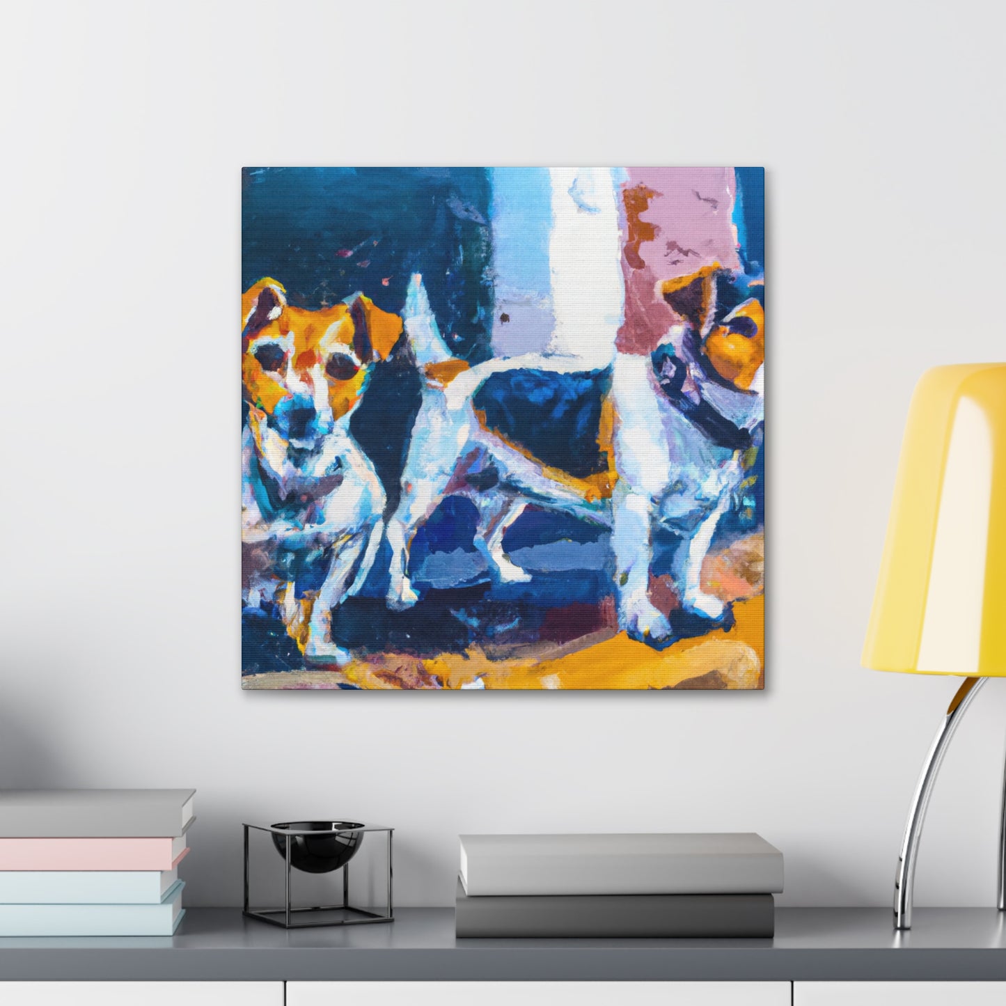 Jack Russell Masterpiece - Canvas