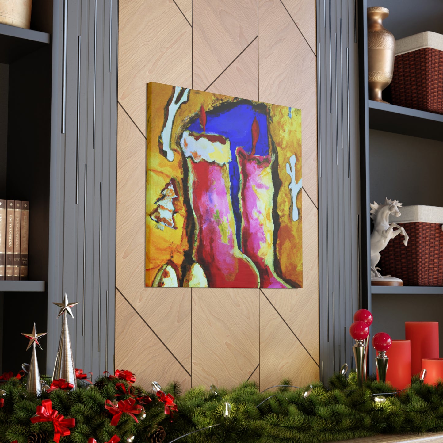 Stocking Dreams in Surrealism - Canvas