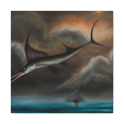 "Sailfish Surreal Dreaming" - Canvas