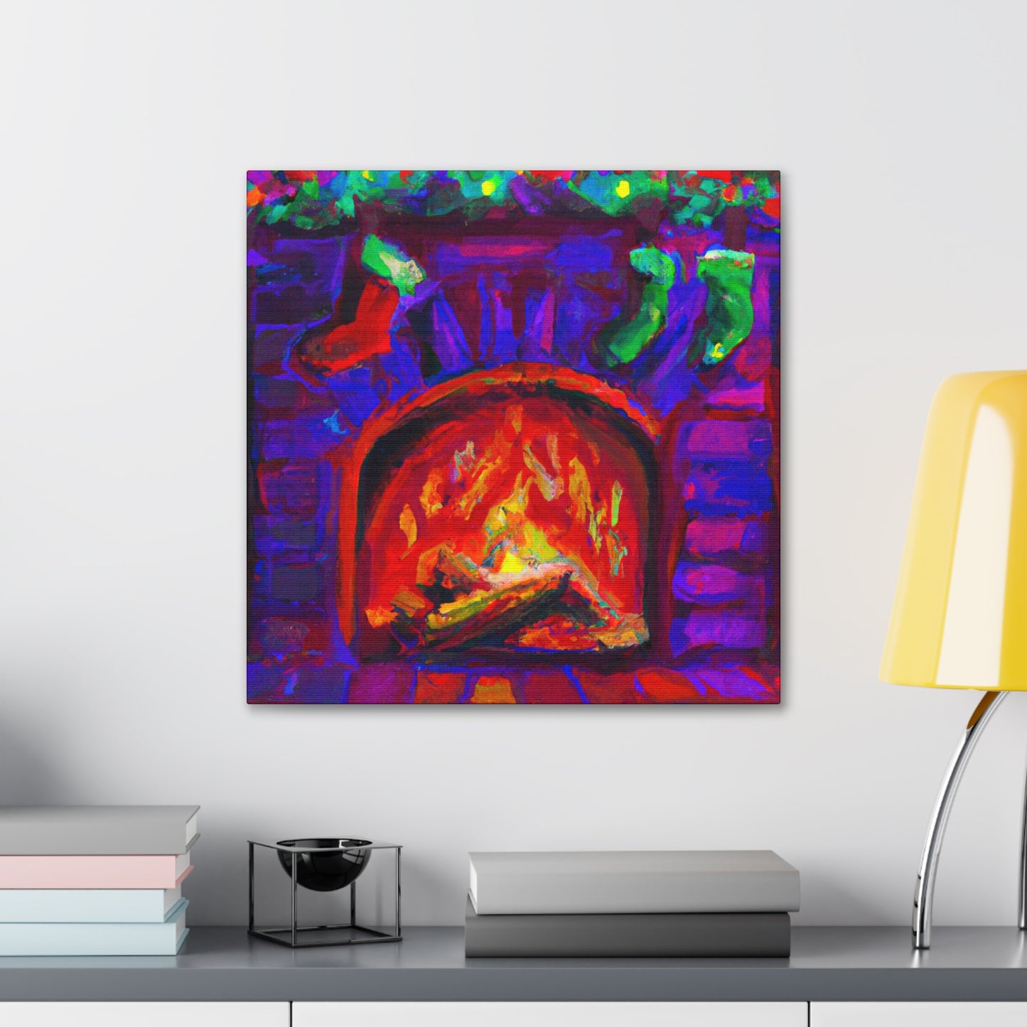 Fiery Flames Fauvism - Canvas