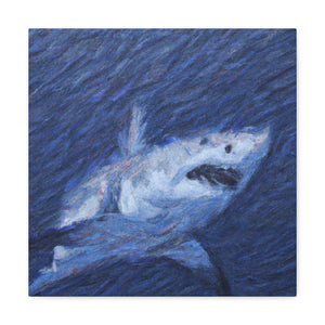 Great White Shark Apart - Canvas