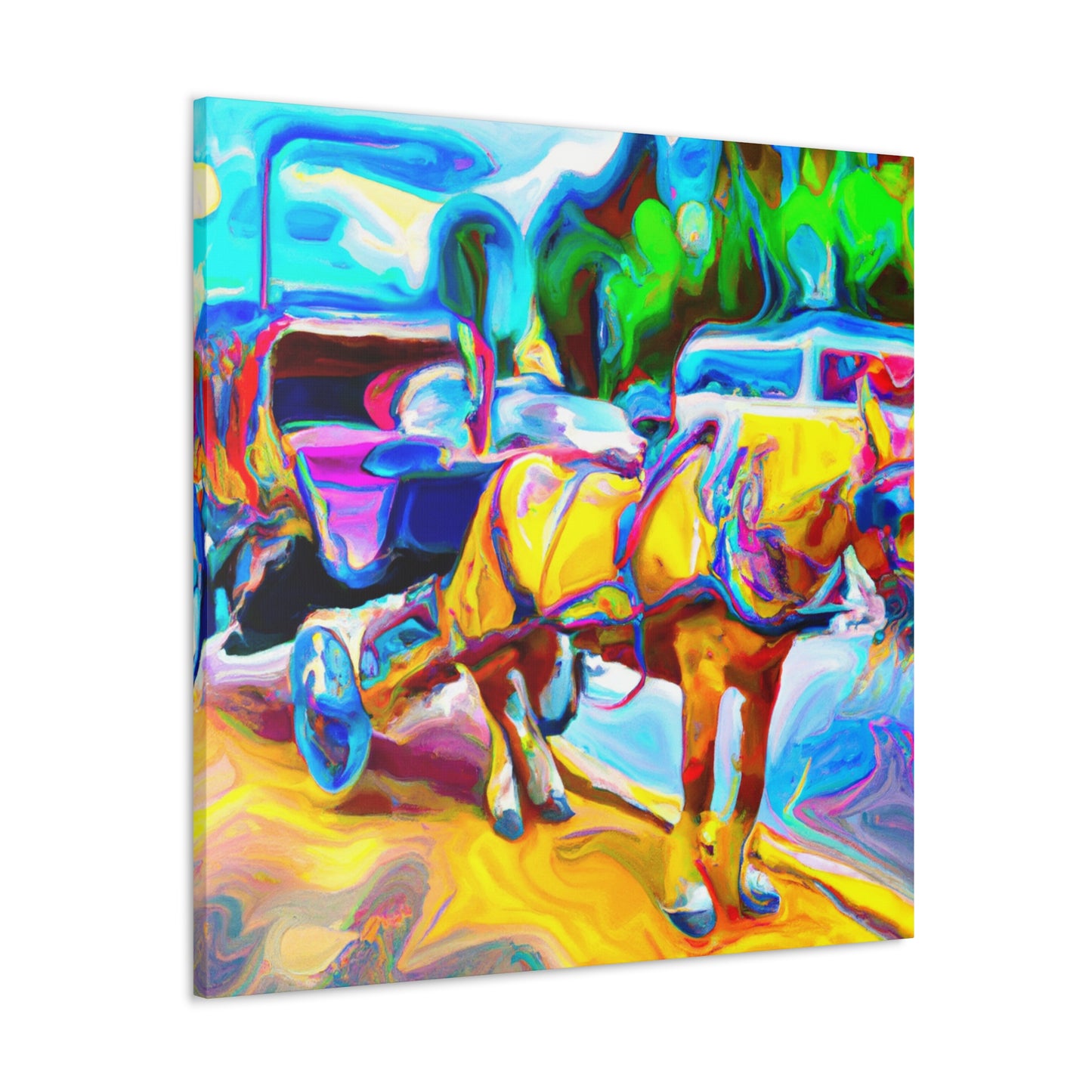 "Chariot of Elegance" - Canvas