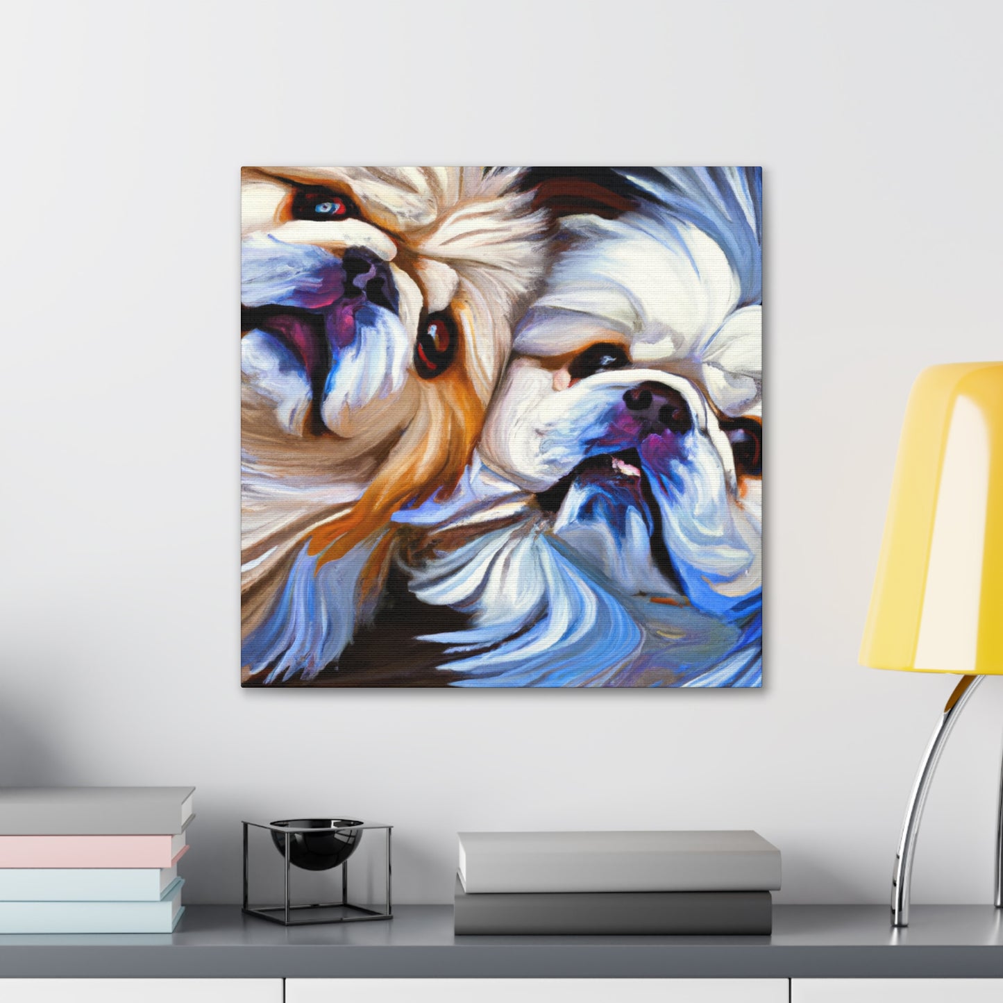 "Pekingese in Splendor" - Canvas