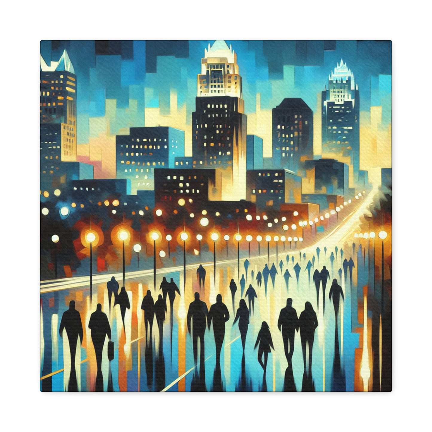 Rhythmic Raleigh Reverie - Canvas