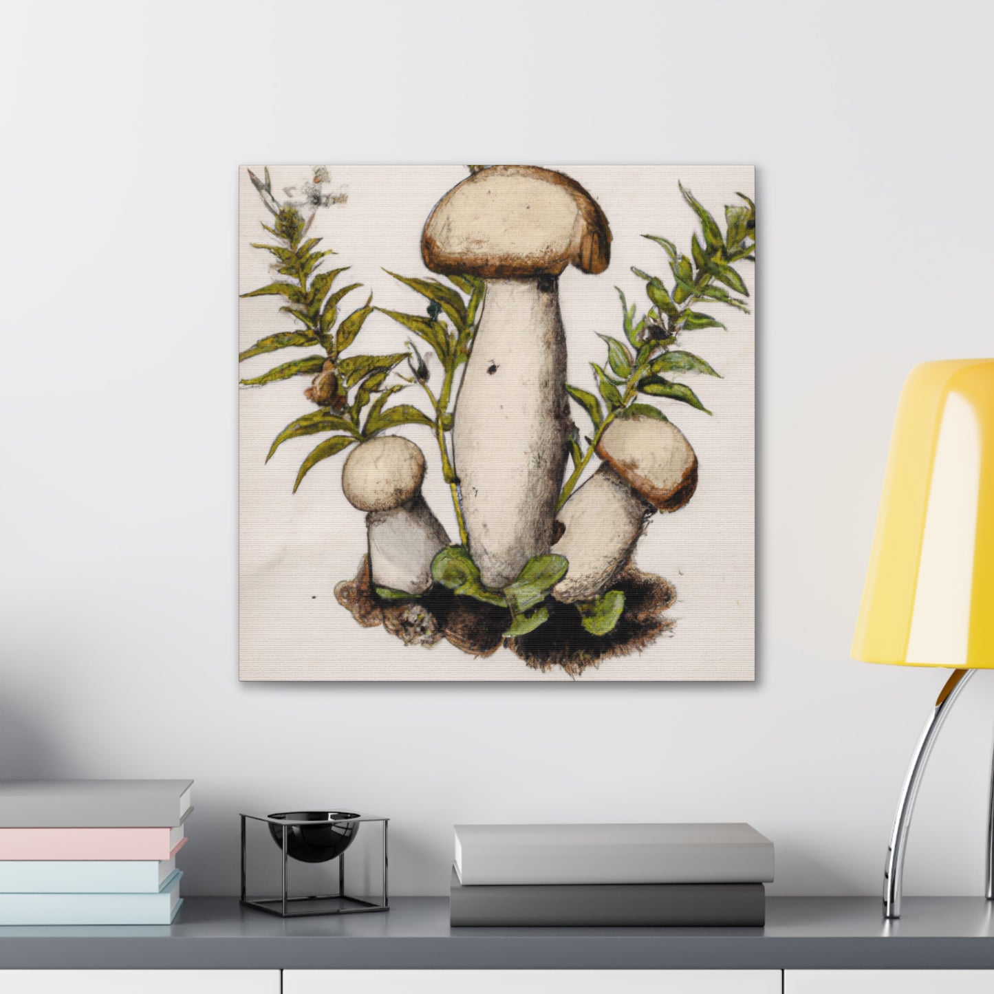 Majestic Porcini Feast - Canvas