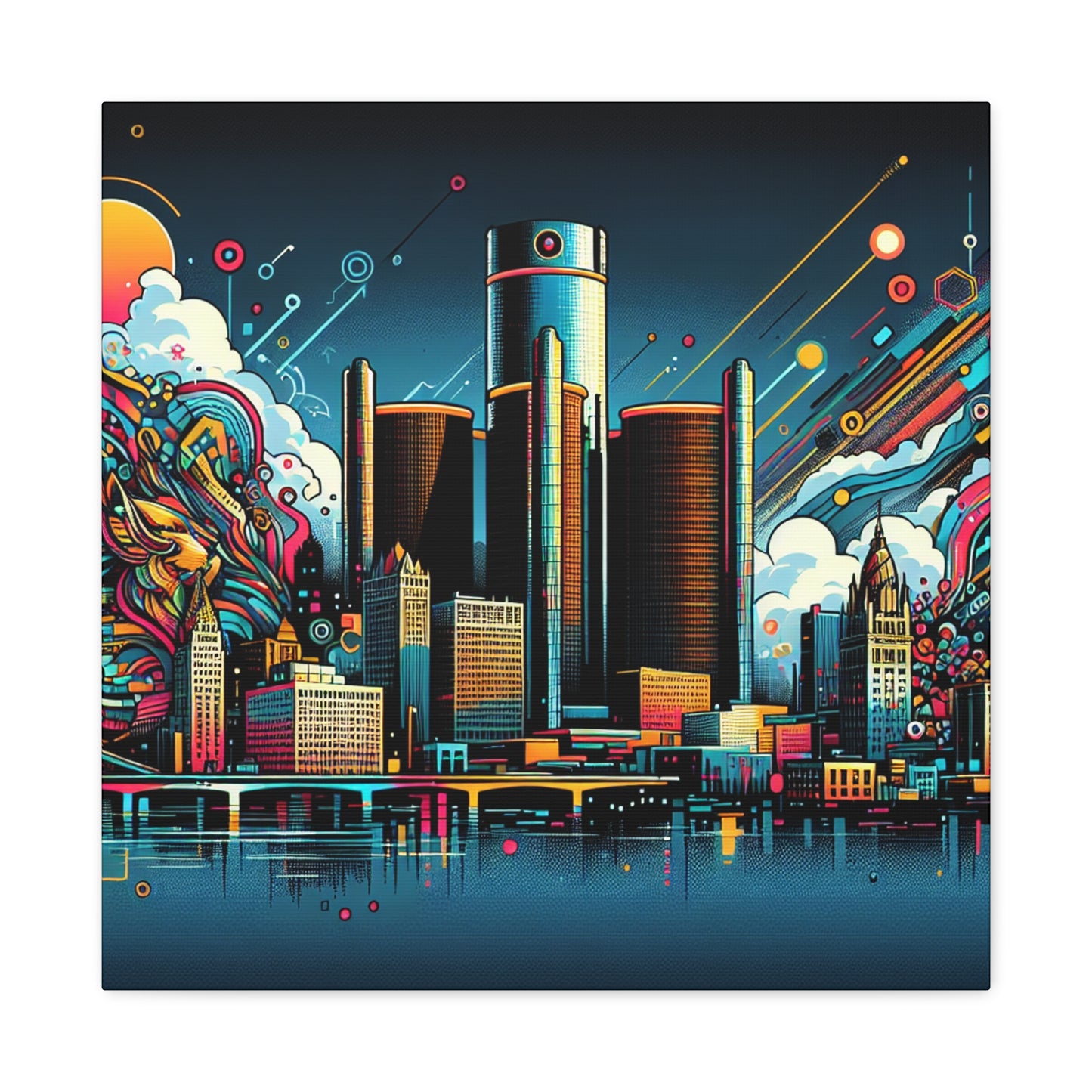 Motor City Graffiti Revival - Canvas