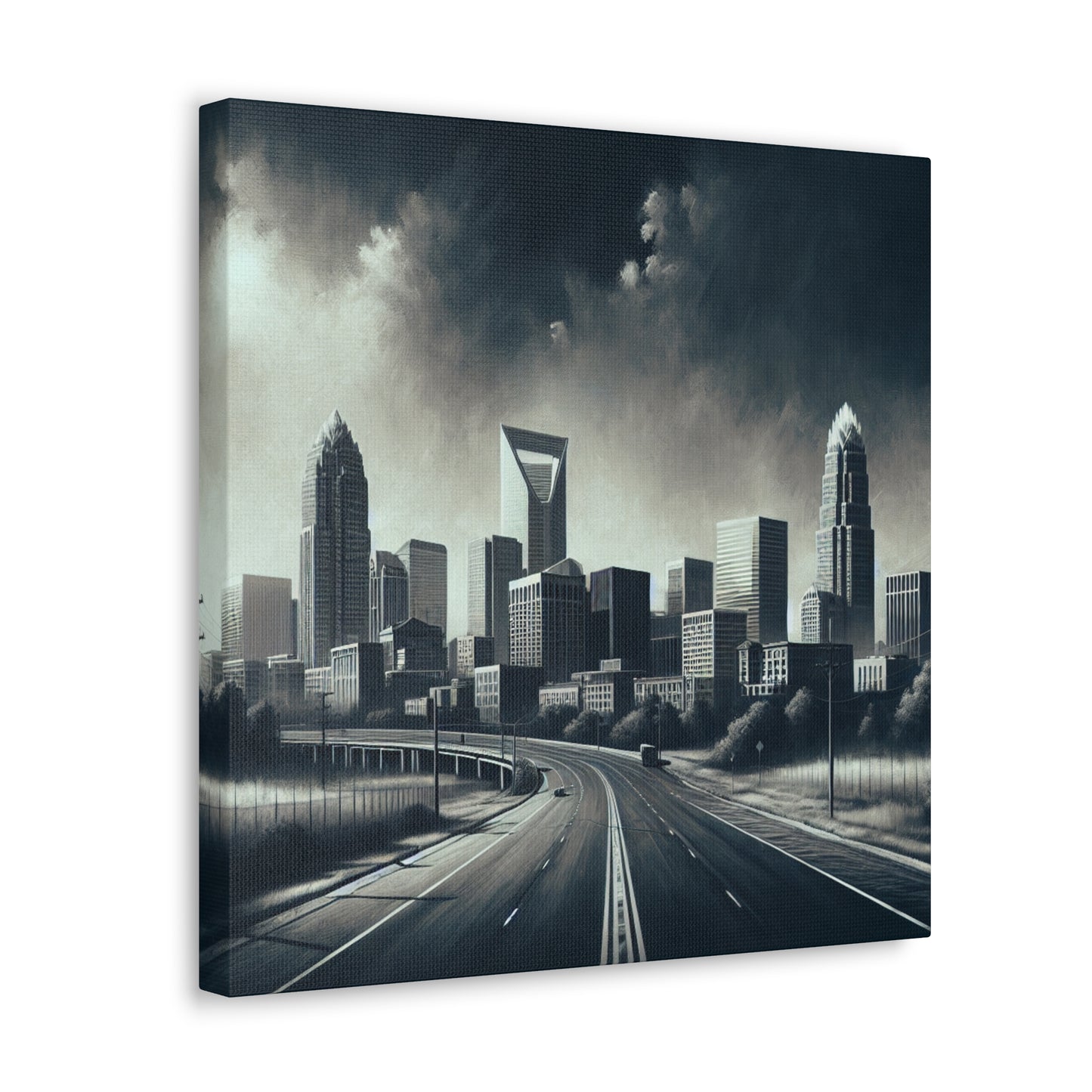 "Urban Symphony in Motion" - Canvas