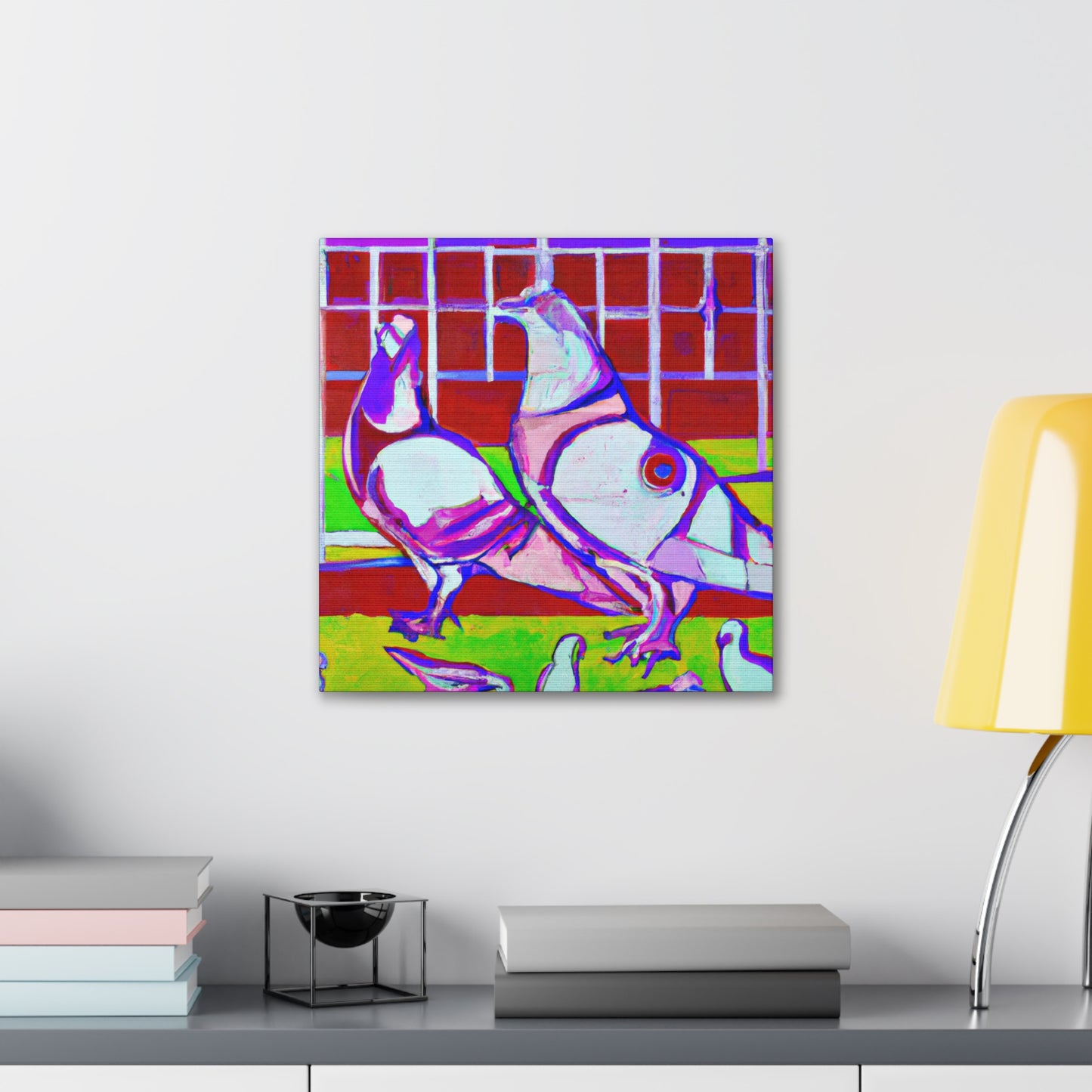 "Pigeon in the City" - Canvas