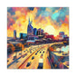 "Melodic City Colors" - Canvas