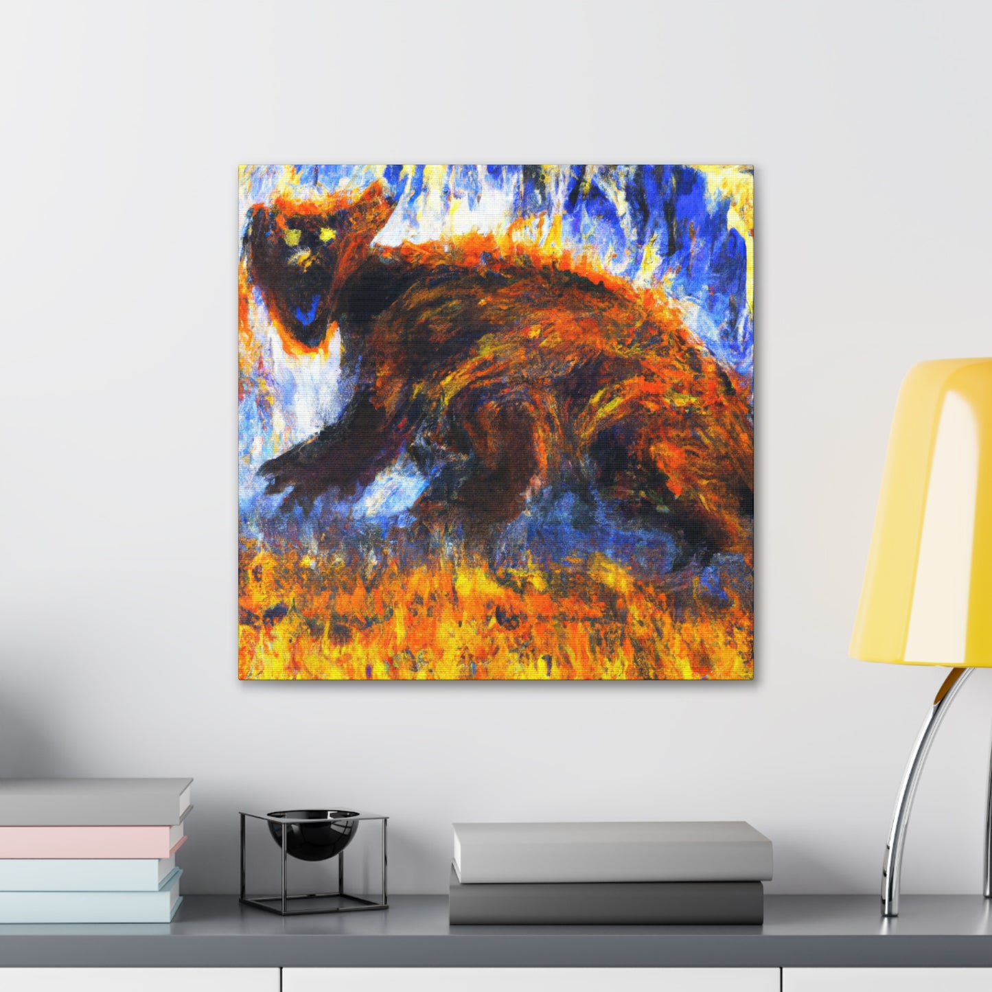 Marmot in Expressionism - Canvas