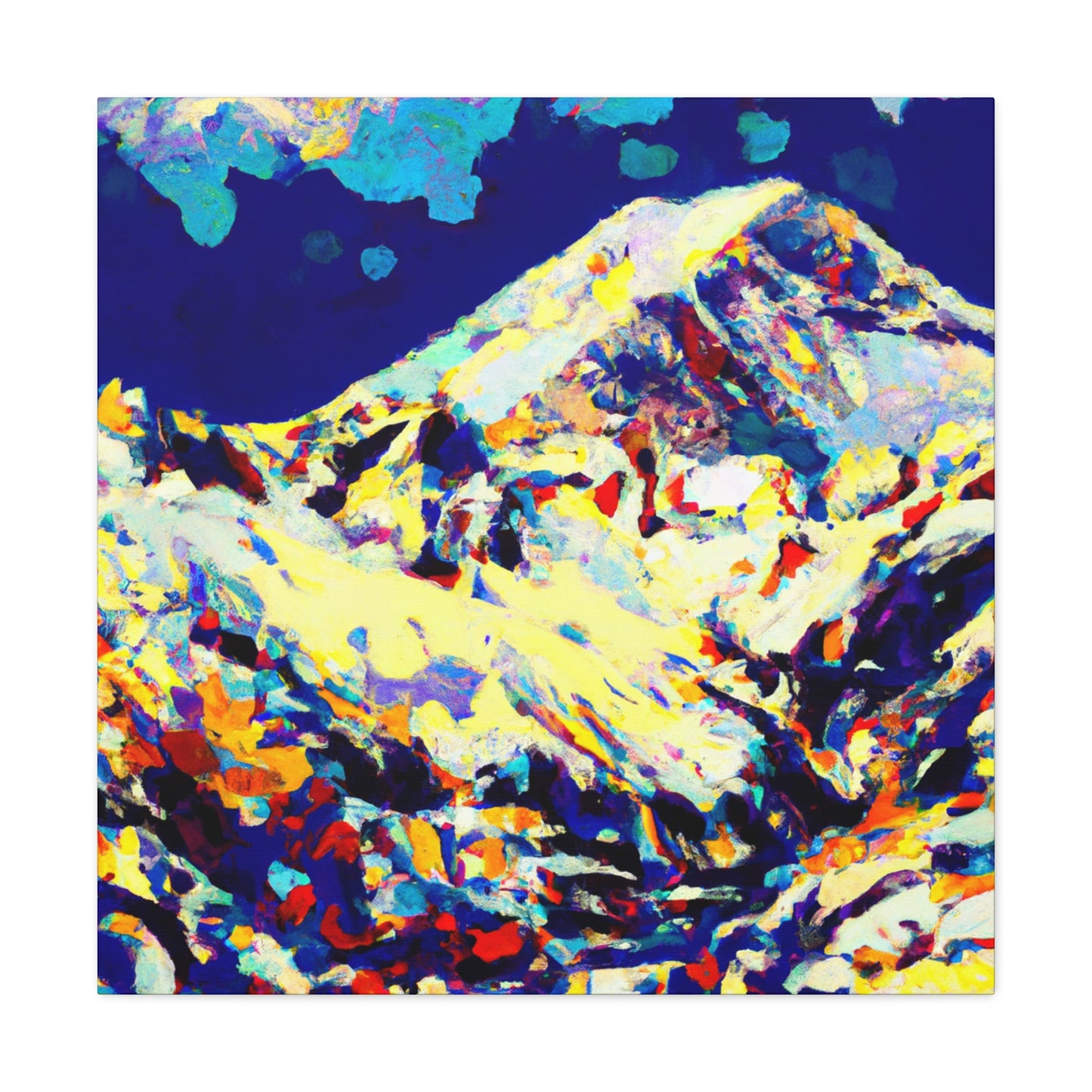 "Snowy Mountain Majesty" - Canvas