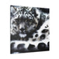 Snow Leopard Majesty - Canvas