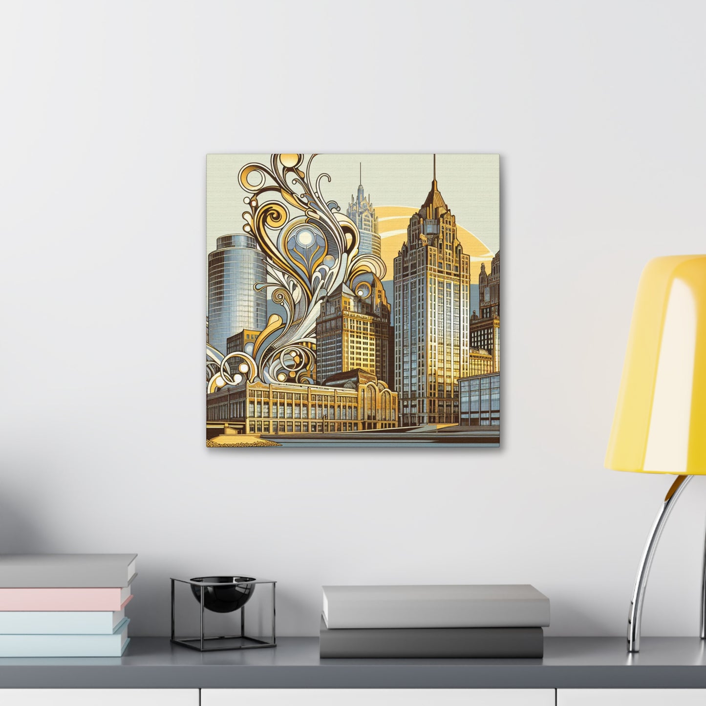 "Enchanting Milwaukee Essence" - Canvas