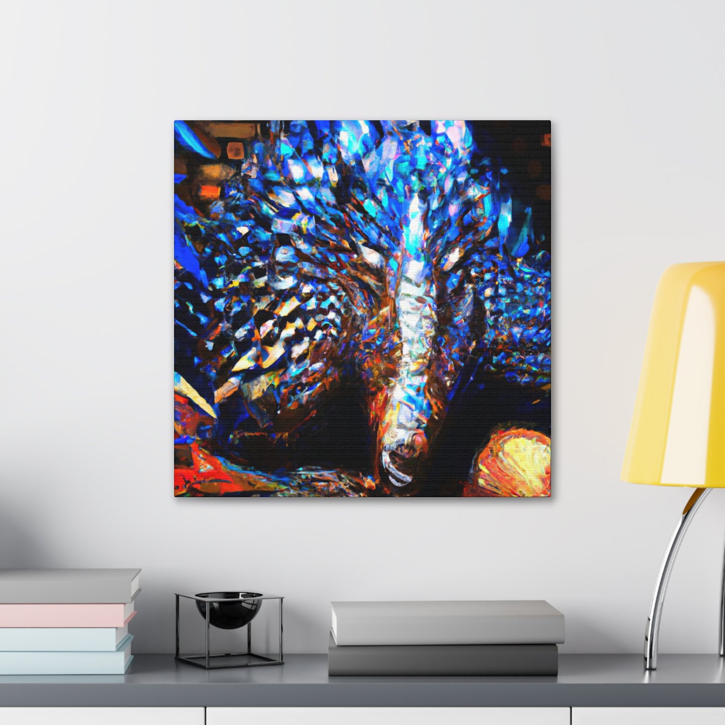 "Pangolin in Expressionism" - Canvas