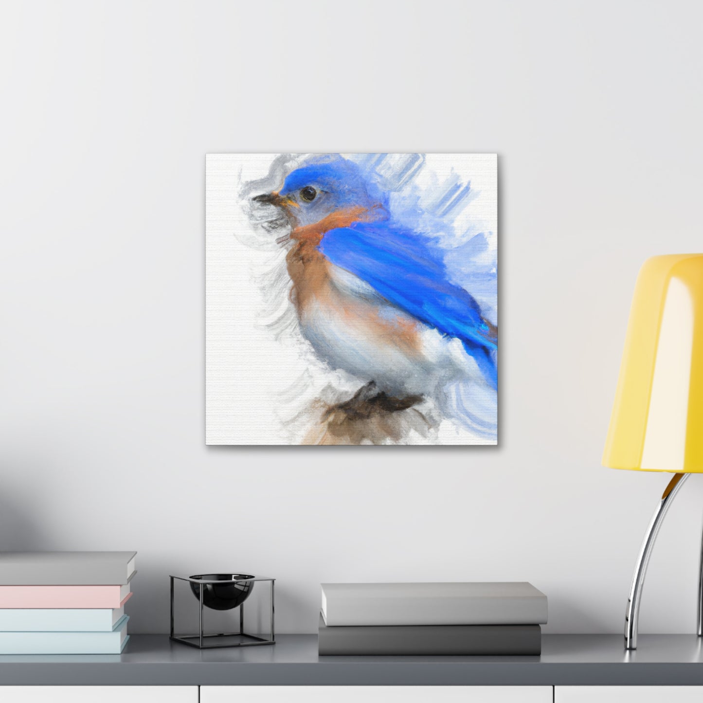 Divine Bluebird Beauty - Canvas