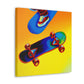 Skateboarding Hyperrealism - Canvas