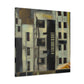 "Expressionist Cityscape Roar" - Canvas