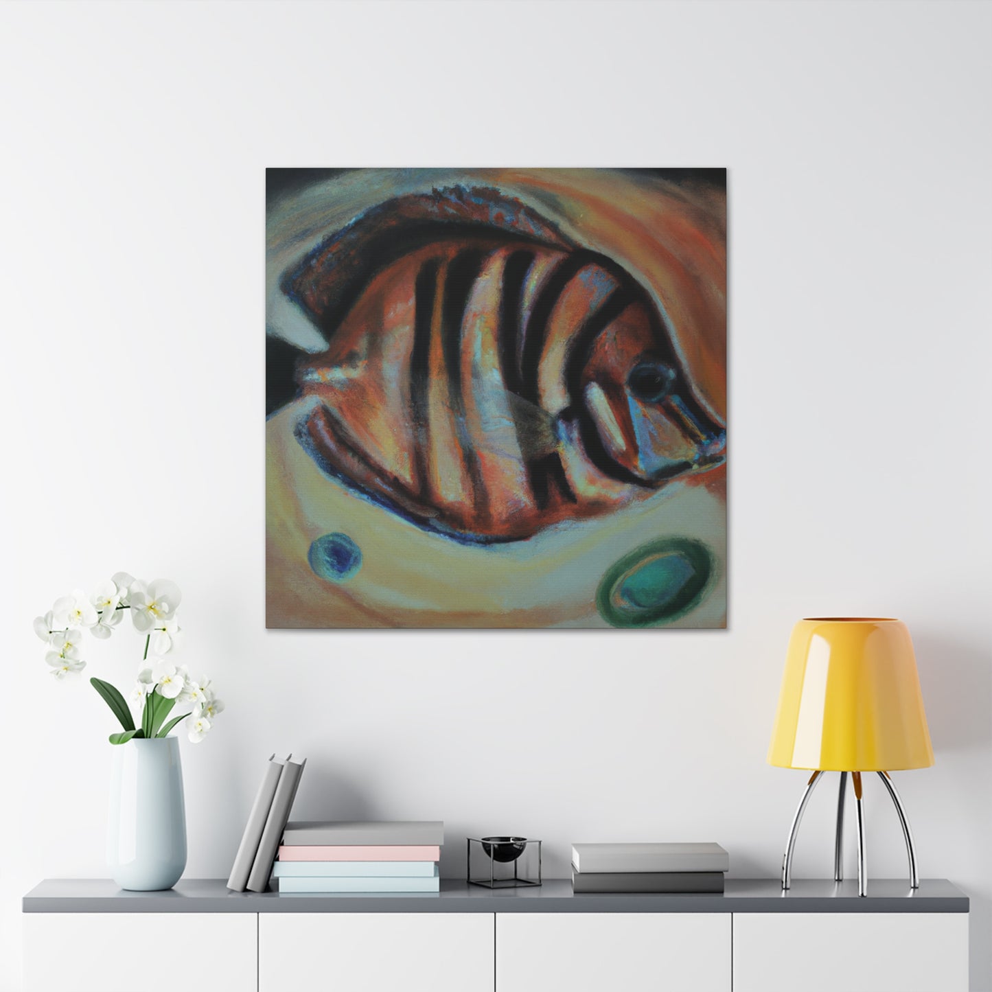 "Discus in Motion" - Canvas