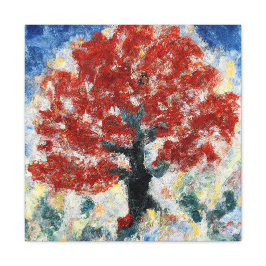 "Oak Tree Impressionism. - Canvas