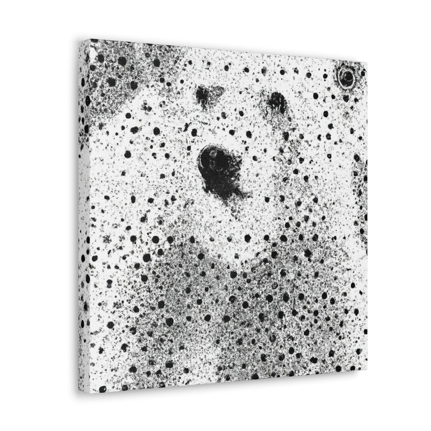 "Polar Bear Pointillism" - Canvas