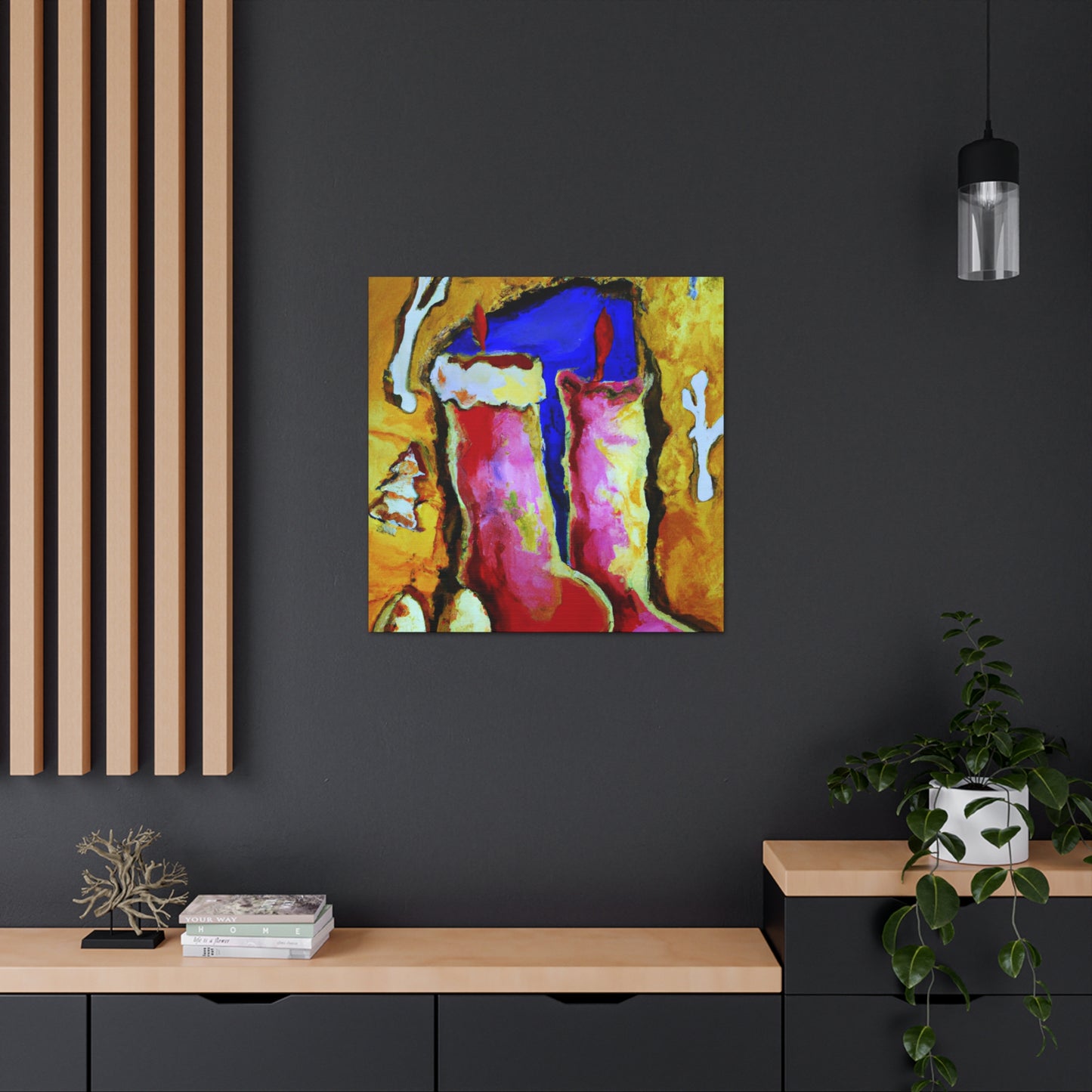 Stocking Dreams in Surrealism - Canvas