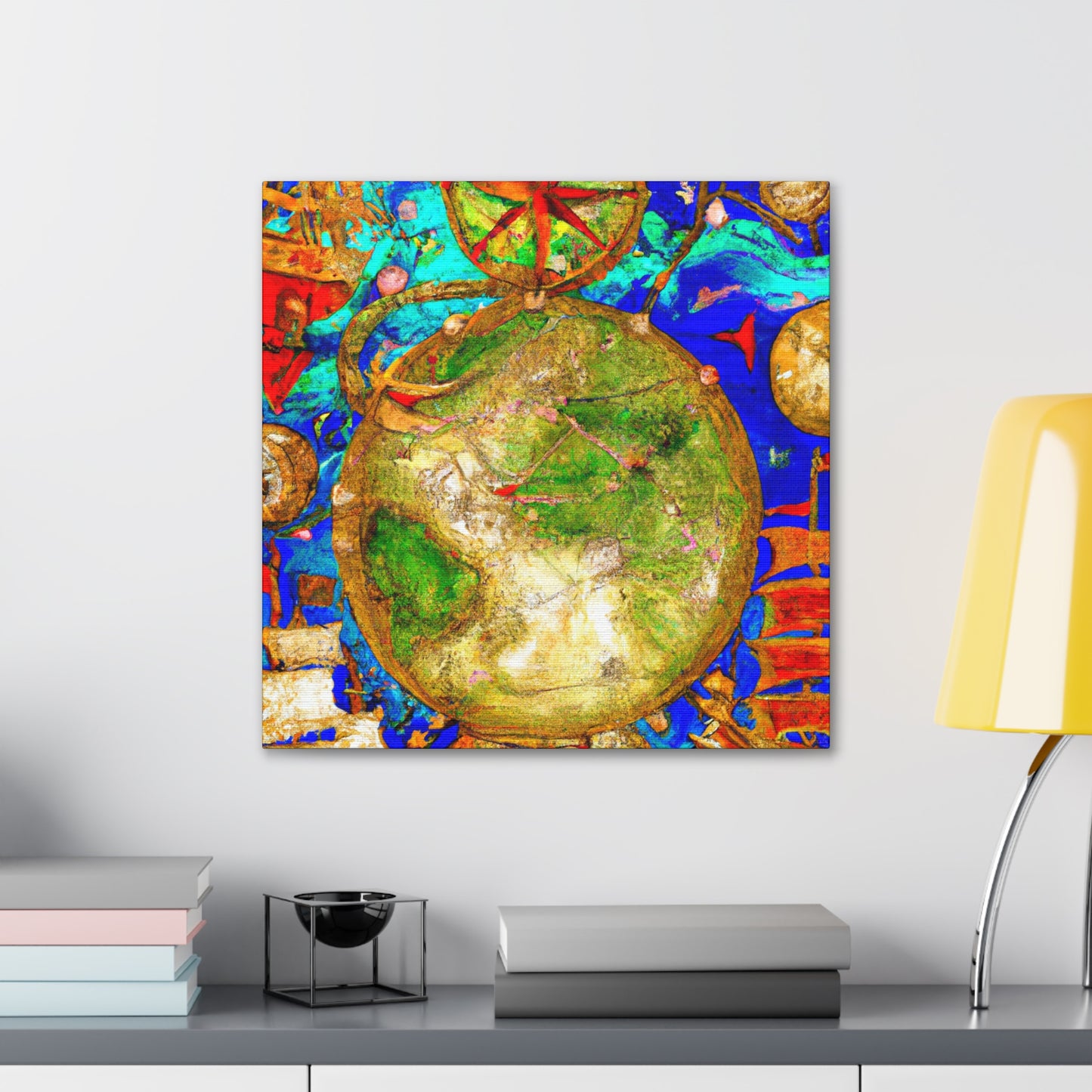 "Navigating A Nautical Chart" - Canvas